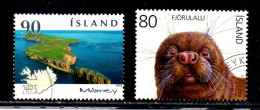 Iceland, Island, Used, 2009, Michel 1220 Landscape, 1234 Fauna - Gebraucht