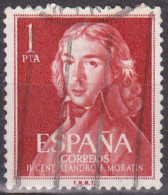 1961 - ESPAÑA -  II CENTENARIO DEL NACIMIENTO DE LEANDRO FERNANDEZ DE MORATIN - EDIFIL 1328 - Gebraucht