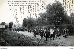 08 NEUVIZY LA FEDERATION DES OEUVRES DE JEUNES FILLES DES ARDENNES 8 AOUT 1920 - Other & Unclassified