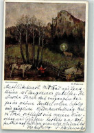 39875911 - Sankt Hubert Hirsch Pferd Sign. Rimboeck Max Verlag Wiechmann Nr.8 - Other & Unclassified
