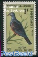 New Caledonia 1966 3F, Stamp Out Of Set, Mint NH, Nature - Birds - Ongebruikt