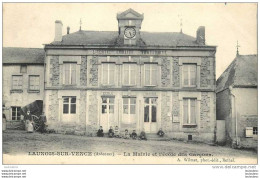 08 LAUNOIS SUR VENCE LA MAIRIE ET L'ECOLE DES GARCONS - Other & Unclassified