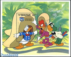 Bhutan 1984 Donald Duck S/s, Mint NH, Art - Disney - Disney