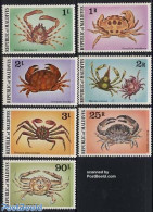 Maldives 1978 Crabs 7v, Mint NH, Nature - Shells & Crustaceans - Crabs And Lobsters - Meereswelt