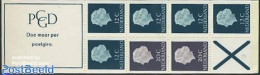 Netherlands 1968 5x12, 2x20c Booklet, Phosphor, Text:Doe Meer Per P, Mint NH, Stamp Booklets - Neufs