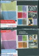 Netherlands 2001 Between Cultures Presentation Pack 241a+b, Mint NH, History - Anti Racism - Art - Authors - Unused Stamps