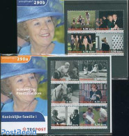 Netherlands 2004 Beatrix Pres.pack 290a+b, Mint NH, History - Nature - Various - Kings & Queens (Royalty) - Horses - T.. - Unused Stamps