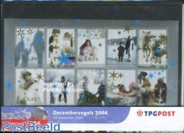 Netherlands 2004 Christmas 10v Pres. Pack 306, Mint NH, Nature - Religion - Bears - Cattle - Dogs - Christmas - Neufs