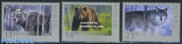 Norway 2008 Wildlife 3v, Mint NH, Nature - Animals (others & Mixed) - Bears - Ungebraucht