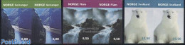 Norway 2005 Tourism 3x2v [:] S-a, Mint NH, Nature - Various - Bears - Water, Dams & Falls - Tourism - Unused Stamps