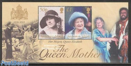 Ascension 2002 Queen Mother S/s, Mint NH, History - Kings & Queens (Royalty) - Royalties, Royals