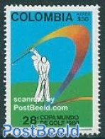 Colombia 1980 Golf Games 1v, Mint NH, Sport - Golf - Sport (other And Mixed) - Golf