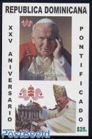 Dominican Republic 2003 Pope John Paul II S/s, Mint NH, Religion - Pope - Religion - Pausen