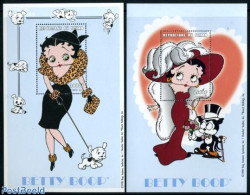 Chad 2000 Betty Boop 2 S/s, Mint NH, Nature - Dogs - Art - Comics (except Disney) - Other & Unclassified