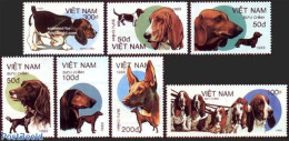 Vietnam 1989 Dogs 7v, Mint NH, Nature - Dogs - Other & Unclassified