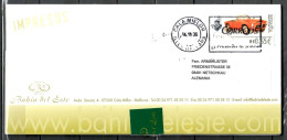 Spanien, MiNr. ATM 150, Auf Brief Nach Deutschland, E-96 - Timbres De Distributeurs [ATM]