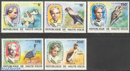 Upper Volta 1975 Albert Schweitzer 5v, Mint NH, Health - History - Nature - Health - Nobel Prize Winners - Birds - Bir.. - Nobelprijs