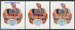 Tonga 1984 On Service, Olympic Games Moscow 3v, Mint NH, Sport - Olympic Games - Other & Unclassified