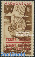 French Antarctic Territory 1948 Terre Adelie Overprint 1v, Mint NH, Religion - Angels - Ongebruikt