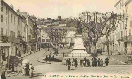 83 - Hyères - La Statue De Massillon - Place De La Rade - Animée - CPA - Voir Scans Recto-Verso - Hyeres