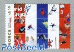 Norway 2011 Sport Association 1v S-a, Mint NH, Sport - (Bob) Sleigh Sports - Cycling - Judo - Skating - Skiing - Sport.. - Unused Stamps