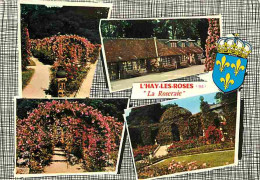 94 - L'Hay Les Roses - La Roseraie - Multivues - Fleurs - Blasons - Carte Neuve - CPM - Voir Scans Recto-Verso - L'Hay Les Roses