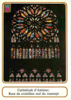 80 - Amiens - La Cathédrale Notre Dame - Rose Du Croisillon Sud Du Transept - Art Religieux - Blasons - CPM - Voir Scans - Amiens