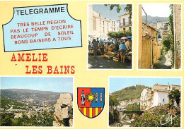 66 - Amélie Les Bains - Multivues - Blasons - CPM - Voir Scans Recto-Verso - Other & Unclassified