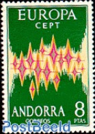 Andorra, Spanish Post 1972 Europa CEPT 1v, Mint NH, History - Europa (cept) - Ongebruikt