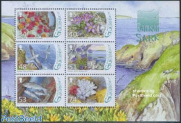 Guernsey 2008 Ramsar Sark S/s, Mint NH, Nature - Animals (others & Mixed) - Birds - Environment - Fish - Flowers & Pla.. - Environment & Climate Protection