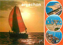 33 - Arcachon - Multivues - Voile - Bassin D'Arcachon - CPM - Voir Scans Recto-Verso - Arcachon