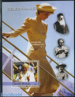 Guinea Bissau 2004 Celebrities S/s, Mint NH, History - Religion - Charles & Diana - Pope - Familias Reales
