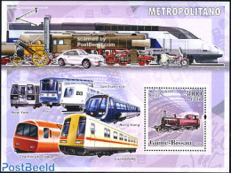 Guinea Bissau 2006 Metropolitan S/s, Mint NH, Transport - Automobiles - Motorcycles - Railways - Cars