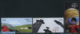 Norway 2008 Stavanger European Cultural Capital 3v, Mint NH, History - Nature - Europa Hang-on Issues - Cattle - Nuevos
