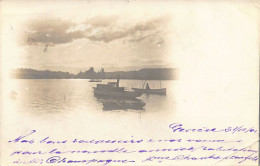 GENÈVE - Vue Sur Le Lac - CARTE PHOTO Année 1902 - Ed. Inconnu  - Genève