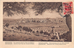 JERUSALEM - General View From The Mount Of Olives - Publ. A. Attallah Frères 18900 - Israele