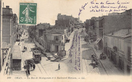 ORAN - La Rue De Mostagadem Et Le Boulevard Marceau - Ed. LL Lévy 189 - Oran