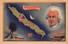 Nouvelle-Calédonie - Carte Géographique - Portrait De La Pérouse - Ed. Moullot  - Nouvelle Calédonie