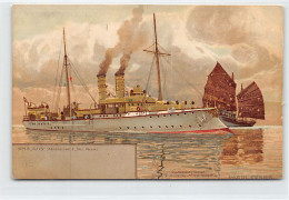 China - TSINTAO Qingdao - German Gunboat S.M.S. Iltis - Publ. Unknown  - Cina