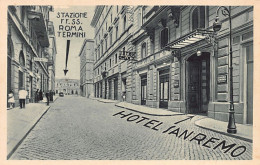 Italia - ROMA - Hotel San Remo, Via D'Azeglio 36 - Wirtschaften, Hotels & Restaurants