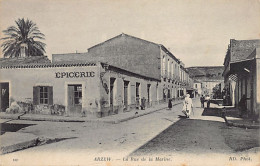 Algérie - ARZEW - La Rue De La Marine - Epicerie F. Tastavin - Ed. ND Phot. 10 - Other & Unclassified