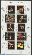 Venezuela 1996 Orchids 10v M/s, Mint NH, Nature - Flowers & Plants - Orchids - Venezuela