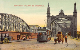 Nederland - ROTTERDAM - Willems En Spoorbrug - Tram Naar Centraal Station - Rotterdam