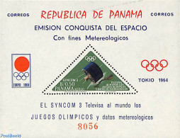 Panama 1964 Satellite S/s, Mint NH, Science - Sport - Transport - Meteorology - Olympic Games - Space Exploration - Climat & Météorologie
