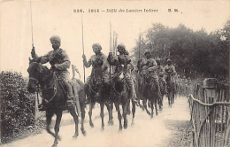 India - Indian Expeditionary Force - Parade Of Hindu Lancers (France, 1914) - Publ. E.M. 236 - Inde