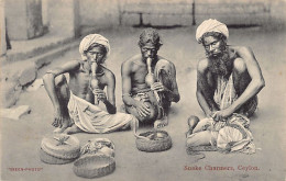 SRI LANKA - Snake Charmers - Publ. Skeen-Photo  - Sri Lanka (Ceylon)
