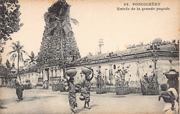 India - PUDUCHERRY Pondichéry - Entrance To The Villianur Pagoda - Publ. Messageries Maritimes 82 - Indien
