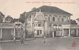 Cambodge - PHNOM PENH - Porte D'entrée Du Palais Royal - Ed. P. Dieulefils 1645 - Cambogia