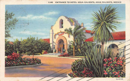 México - AGUA CALIENTE - Entrance To Hotel - Ed. Western Publ. & Novelty Co.  - México