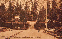 VANCOUVER (B.C.) Entrance To Stanley Park - Publ. Pacific Novelty Co.  - Vancouver